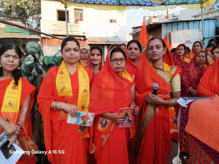 महाशिव रात्रि पर शोभा यात्रा।